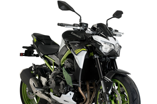 PUIG Downforce Naked Side Spoiler | mit ABE | grün | passend für Kawasaki Z900 - Modelle (2020-2024)