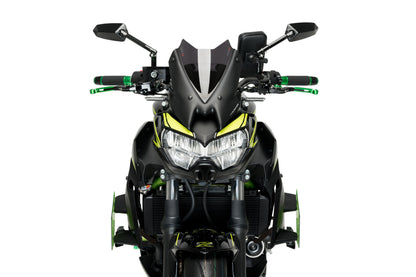 PUIG Downforce Naked Side Spoiler | mit ABE | grün | passend für Kawasaki Z650 - Modelle (2020-2024)