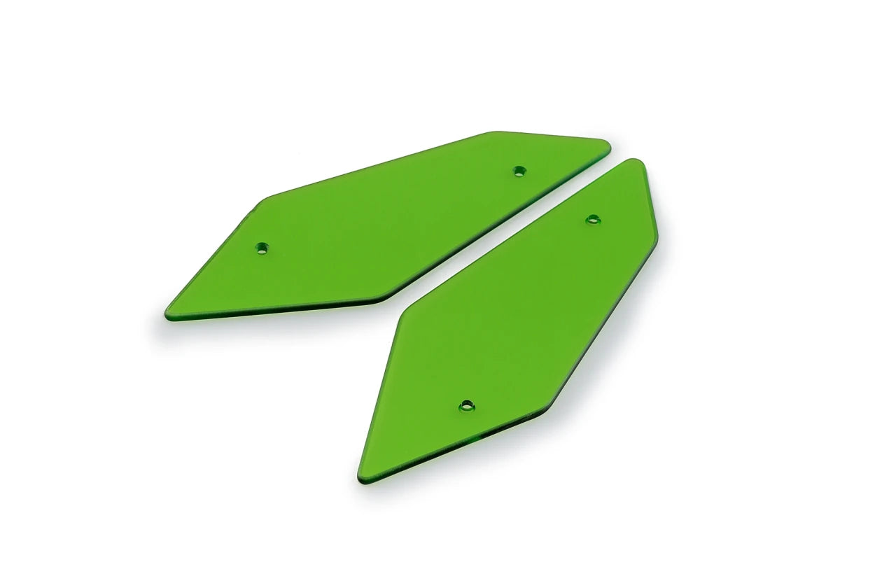 PUIG Downforce Naked Side Spoiler | mit ABE | grün | passend für Kawasaki Z650 - Modelle (2020-2024)