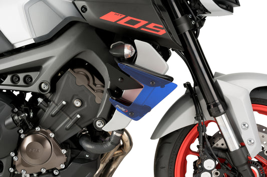 PUIG Downforce Naked Side Spoiler | mit ABE | blau | passend für Yamaha MT-09 / SP - Modelle (2017-2020)