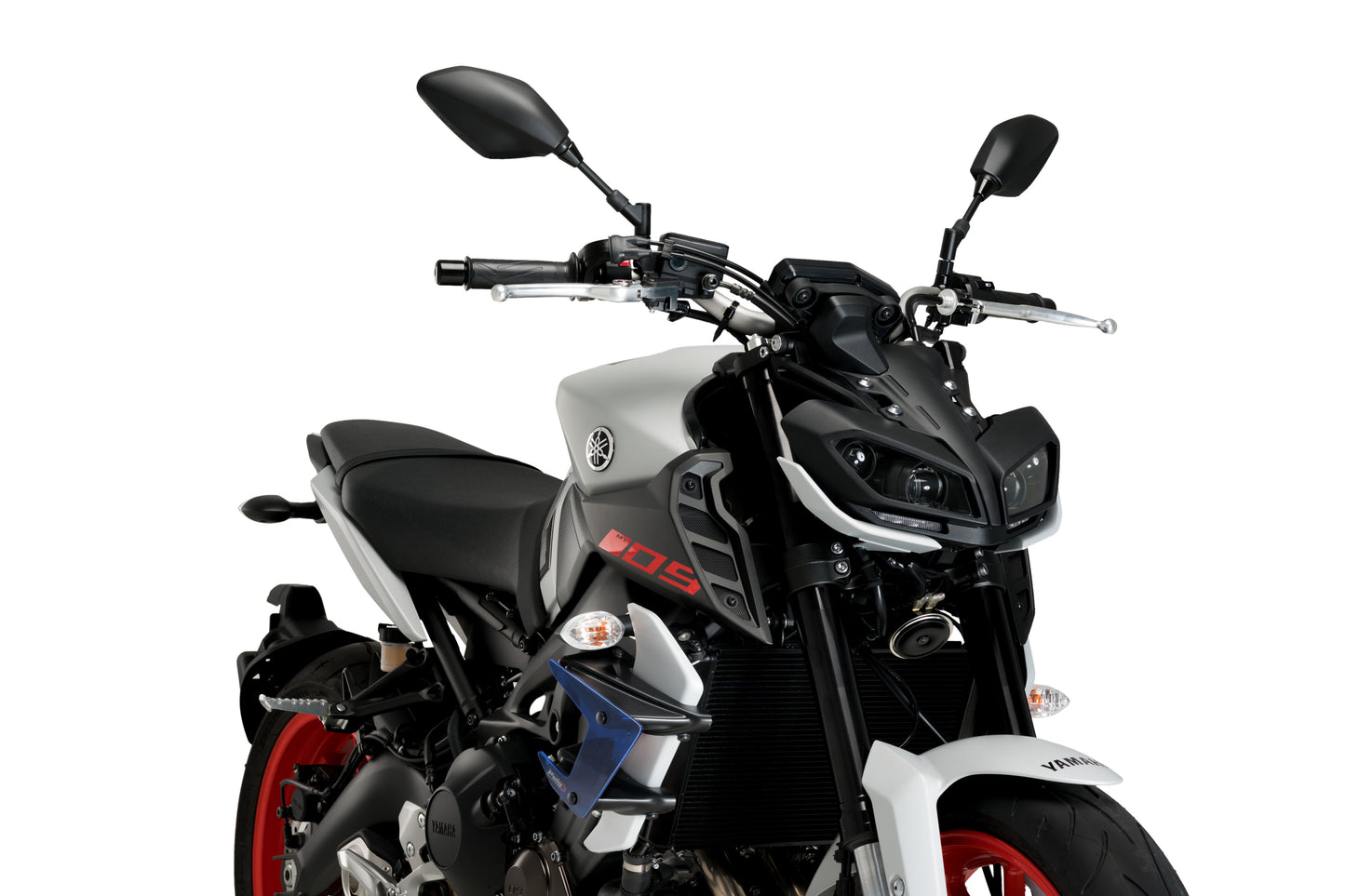 PUIG Downforce Naked Side Spoiler | mit ABE | blau | passend für Yamaha MT-09 / SP - Modelle (2017-2020)