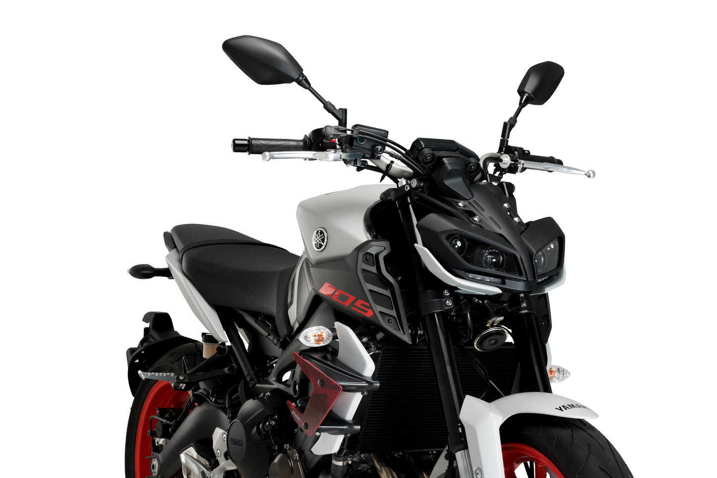 PUIG Downforce Naked Side Spoiler | mit ABE | rot | passend für Yamaha MT-09 / SP - Modelle (2017-2020)