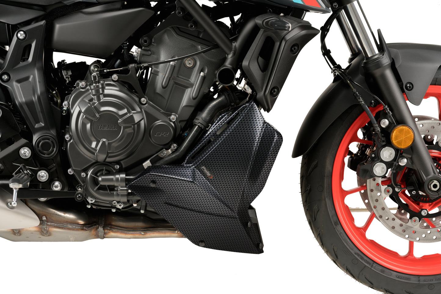 PUIG Bugspoiler | mit ABE | carbon-look | passend für Yamaha MT-07 / PURE - Modelle (2021-2024)