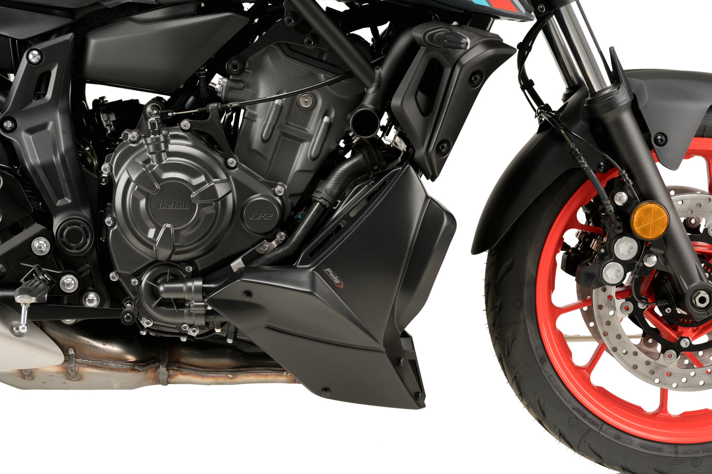 PUIG Bugspoiler | mit ABE | matt-schwarz | passend für Yamaha MT-07 / PURE - Modelle (2021-2024)