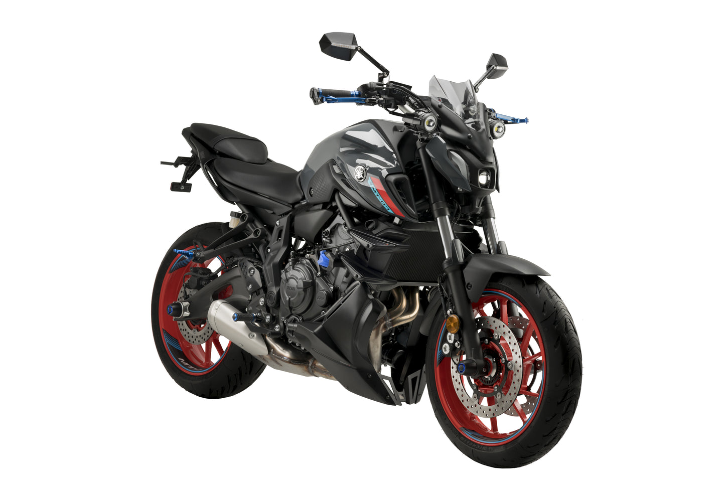 PUIG Bugspoiler | mit ABE | matt-schwarz | passend für Yamaha MT-07 / PURE - Modelle (2021-2024)