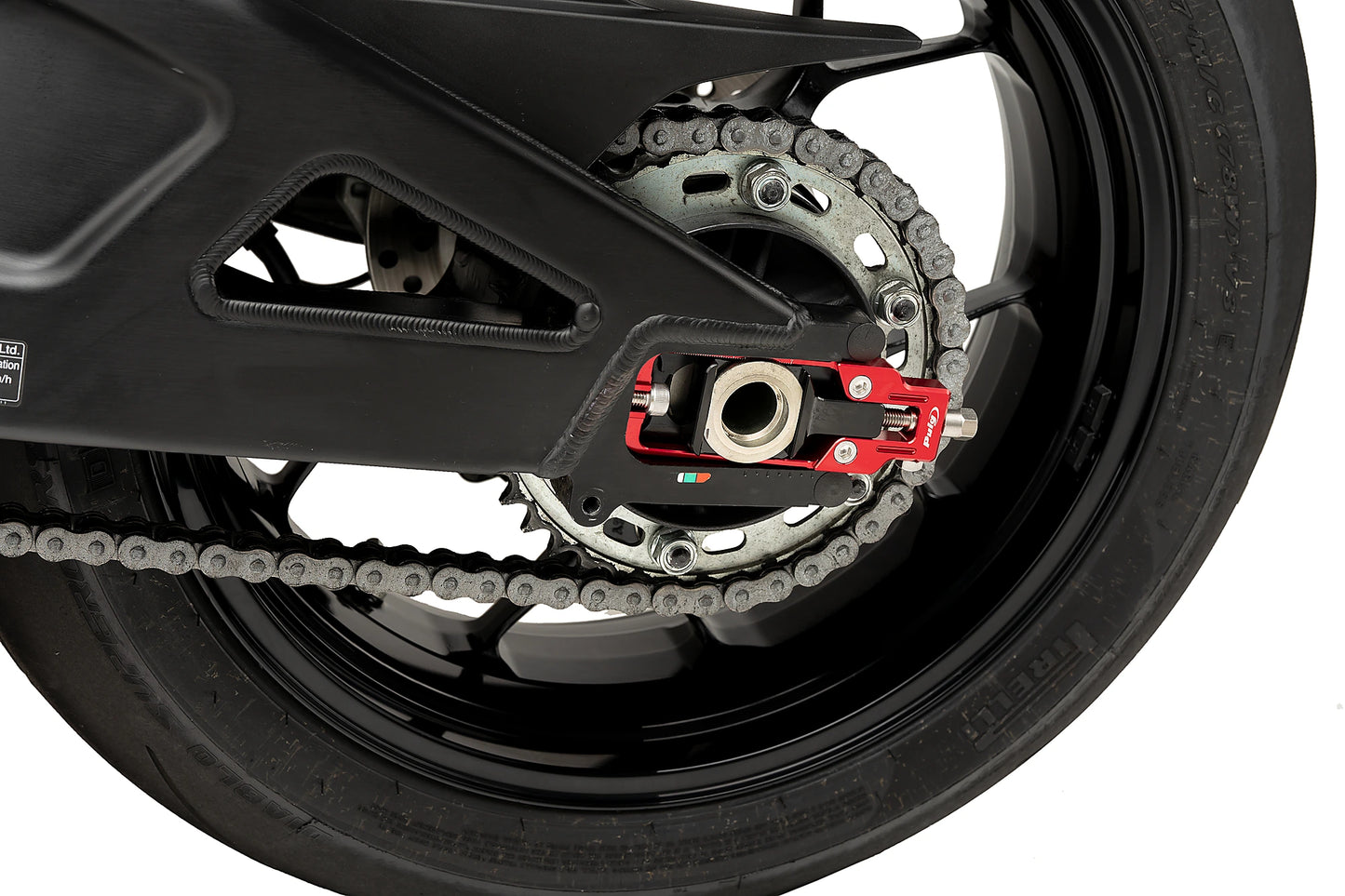 PUIG Kettenspanner | rot | passend für Honda CBR 1000 RR-R Fireblade / SP - Modelle (2020-2025)