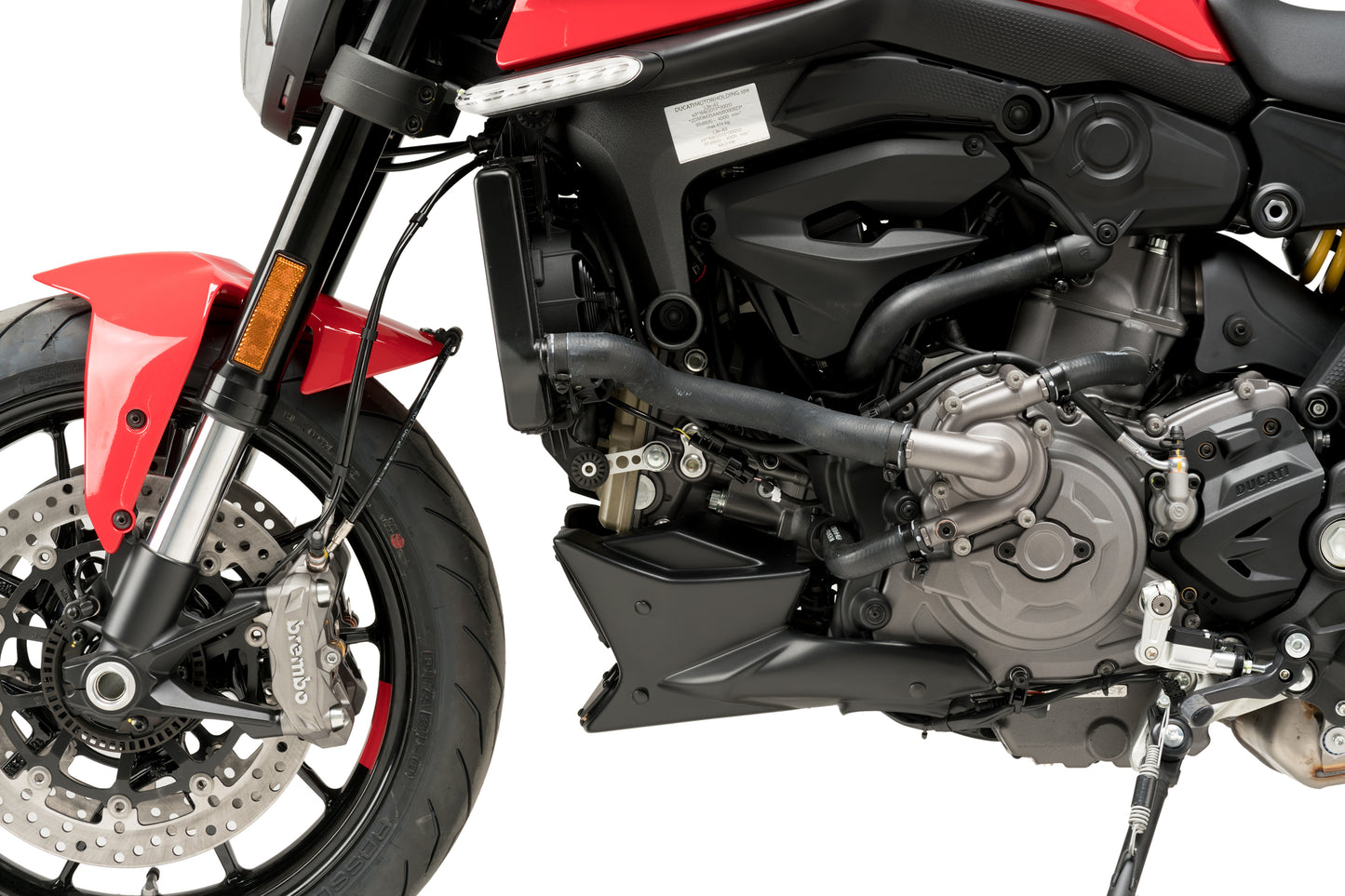 PUIG Bugspoiler | mit ABE | matt-schwarz | passend für Ducati Monster 937 / SP / PLUS - Modelle (2021-2025)