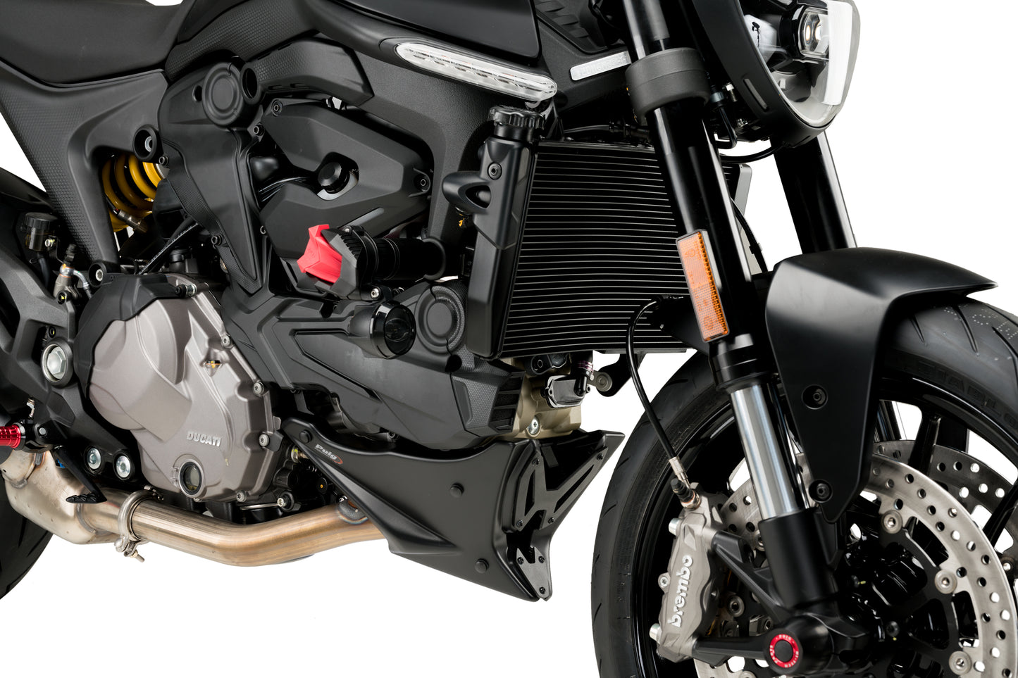 PUIG Bugspoiler | mit ABE | matt-schwarz | passend für Ducati Monster 937 / SP / PLUS - Modelle (2021-2025)