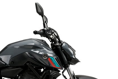 PUIG Downforce Naked Front Spoiler | mit ABE | matt-schwarz | passend für Yamaha MT-07 / PURE - Modelle (2021-2024)