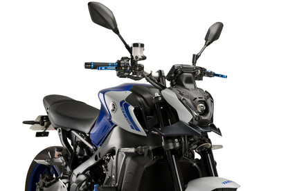PUIG Downforce Naked Front Spoiler | mit ABE | carbon-look | passend für Yamaha MT-09 / SP - Modelle (2021-2023)