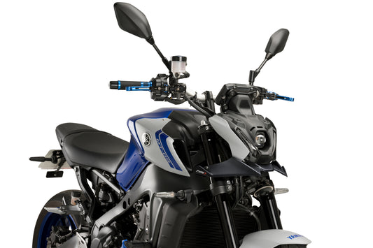 PUIG Downforce Naked Front Spoiler | mit ABE | carbon-look | passend für Yamaha MT-09 / SP - Modelle (2021-2023)