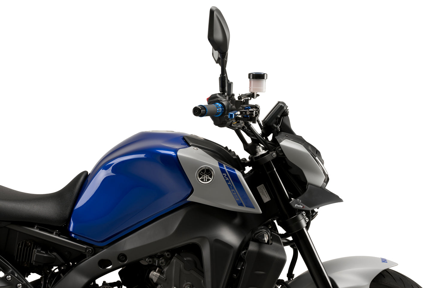 PUIG Downforce Naked Front Spoiler | mit ABE | matt-schwarz | passend für Yamaha MT-09 / SP - Modelle (2021-2023)