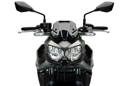 PUIG Downforce Naked Front Spoiler | mit ABE | carbon-look | passend für Kawasaki Z650 - Modelle (2021-2026)