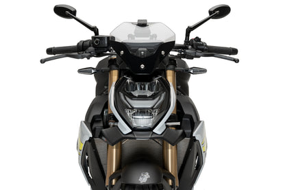 PUIG Downforce Naked Front Spoiler | mit ABE | matt-schwarz | passend für BMW M 1000 R & S 1000 R - Modelle (2021-2024)