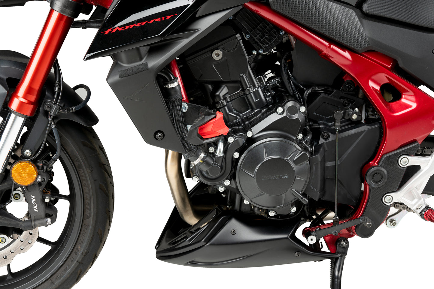 PUIG Bugspoiler | mit ABE | matt-schwarz | passend für Honda CB 750 Hornet / E-CLUTCH - Modelle (2023-2026)