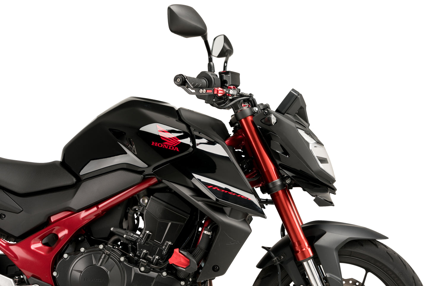 PUIG Downforce Naked Front Spoiler | mit ABE | schwarz | passend für Honda CB 750 Hornet - Modelle (2023-2024)