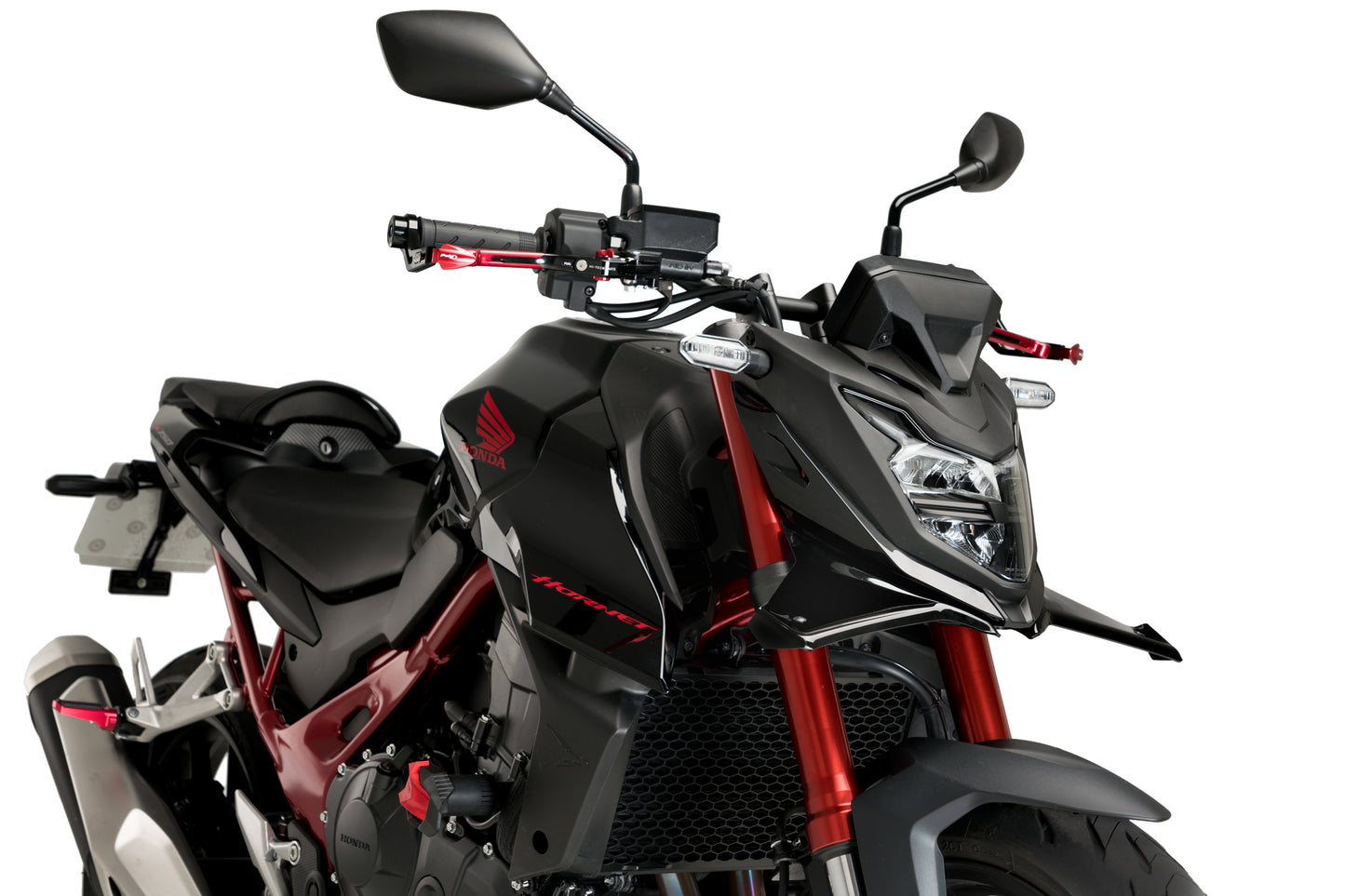 PUIG Downforce Naked Front Spoiler | mit ABE | schwarz | passend für Honda CB 750 Hornet - Modelle (2023-2024)