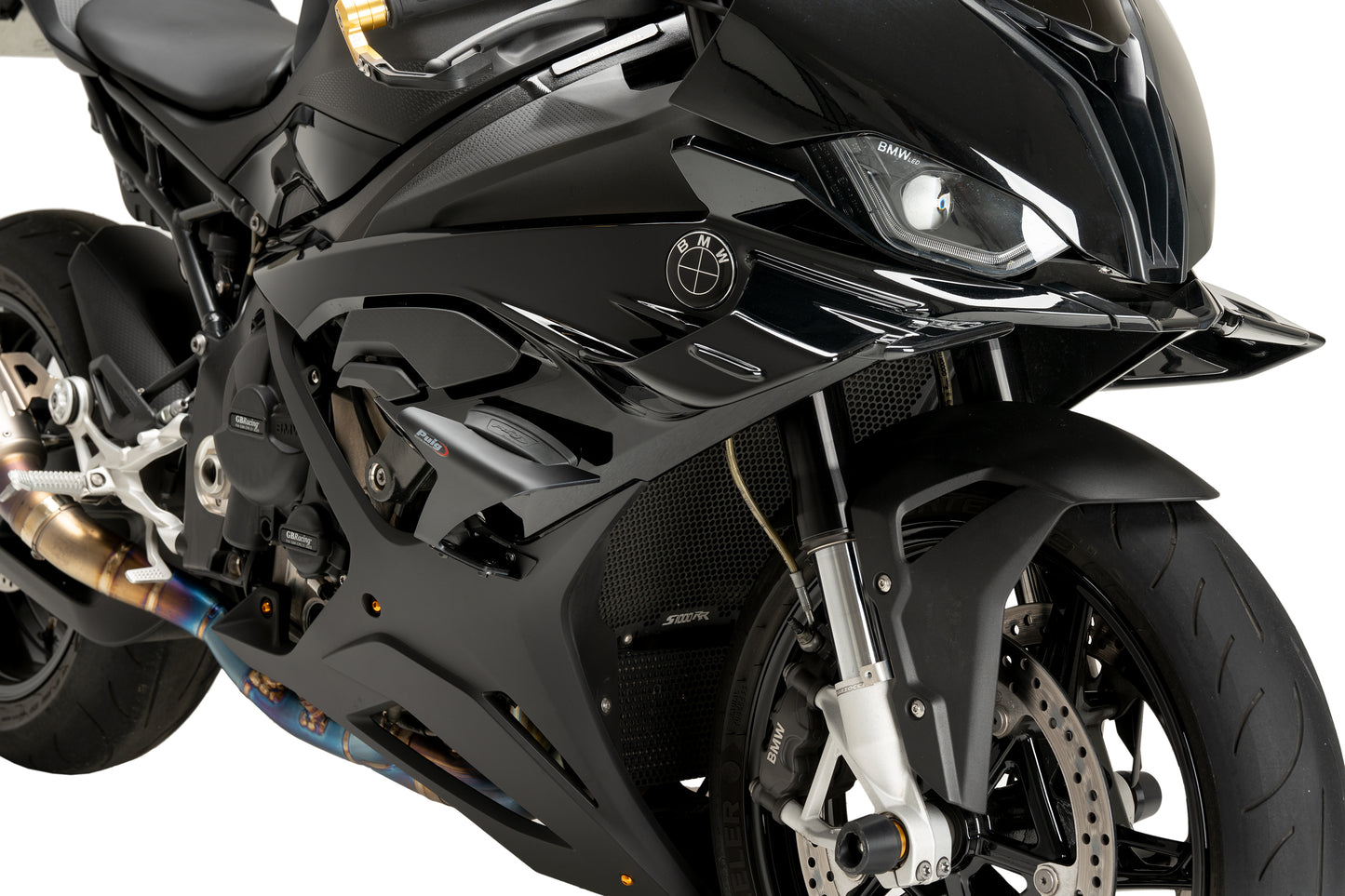 PUIG Race Side Spoiler | mit ABE | matt-schwarz | passend für BMW S 1000 RR - Modelle (2023-2024)