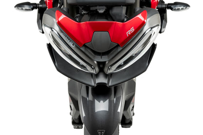 PUIG Downforce Naked Front Spoiler | mit ABE | matt-schwarz | passend für Triumph Street Triple 765 R / RS - Modelle (2023-2025)