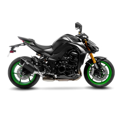 LeoVince LV-14 R | Slip-On Endschalldämpfer | E-Nummer | Black Edition | passend für Kawasaki Ninja 1100 SX - Modelle (2025-2026)