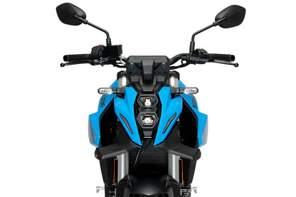 PUIG Downforce Naked Front Spoiler | mit ABE | matt-schwarz | passend für Suzuki GSX-8S - Modelle (2023-2026)