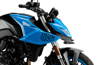 PUIG Downforce Naked Front Spoiler | mit ABE | matt-schwarz | passend für Suzuki GSX-8S - Modelle (2023-2026)