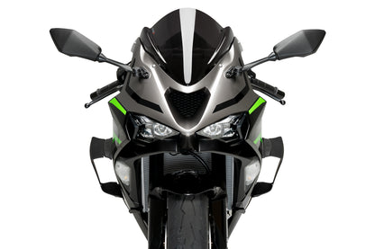 PUIG Race Side Spoiler | mit ABE | matt-schwarz | passend für Kawasaki ZX-6R 636 Ninja - Modelle (2024-2026)