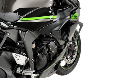 PUIG Race Side Spoiler | mit ABE | matt-schwarz | passend für Kawasaki ZX-6R 636 Ninja - Modelle (2024-2026)