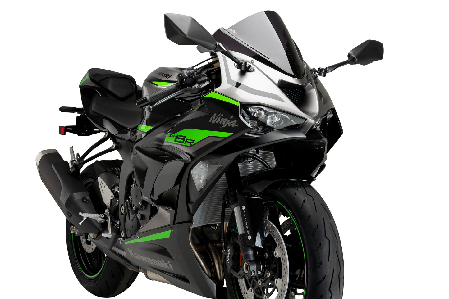PUIG Race Side Spoiler | mit ABE | schwarz | passend für Kawasaki ZX-6R 636 Ninja - Modelle (2024-2026)
