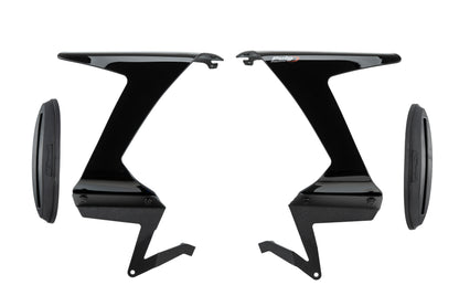PUIG Race Side Spoiler | mit ABE | schwarz | passend für Kawasaki ZX-6R 636 Ninja - Modelle (2024-2026)