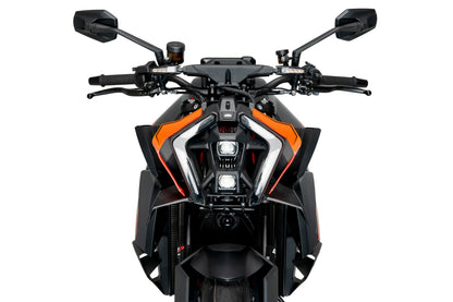 PUIG Downforce Naked Front Spoiler | mit ABE | matt-schwarz | passend für KTM 1390 Super Duke R / EVO - Modelle (2024-2026)