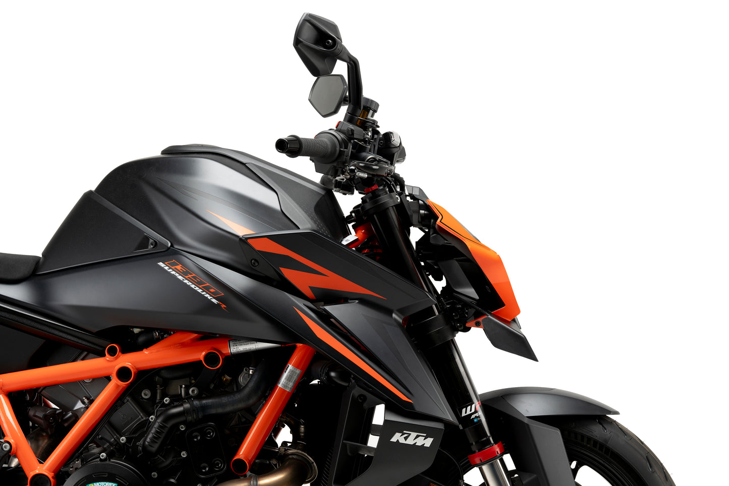 PUIG Downforce Naked Front Spoiler | mit ABE | matt-schwarz | passend für KTM 1390 Super Duke R / EVO - Modelle (2024-2026)