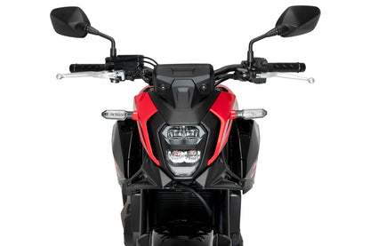 PUIG Downforce Naked Front Spoiler | mit ABE | matt-schwarz | passend für Honda CB 500 Hornet / E-CLUTCH - Modelle (2024-2026)