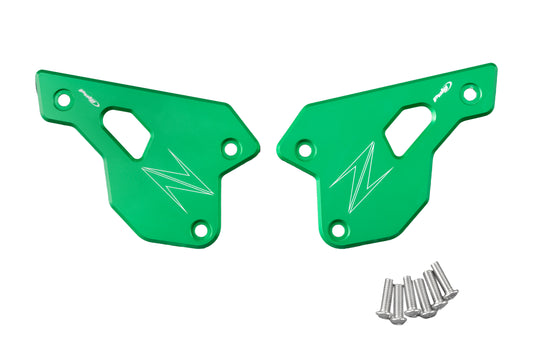 PUIG Fersenplatten | gruen | passend für Kawasaki Z900 / SE - Modelle (2025-2026)