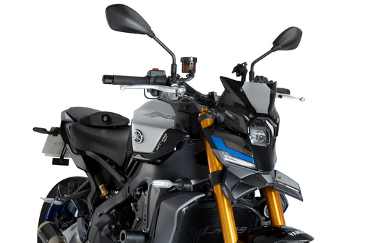 PUIG Downforce Naked Front Spoiler | mit ABE | carbon-look | passend für Yamaha MT-09 / SP / Y-AMT - Modelle (2024-2026)