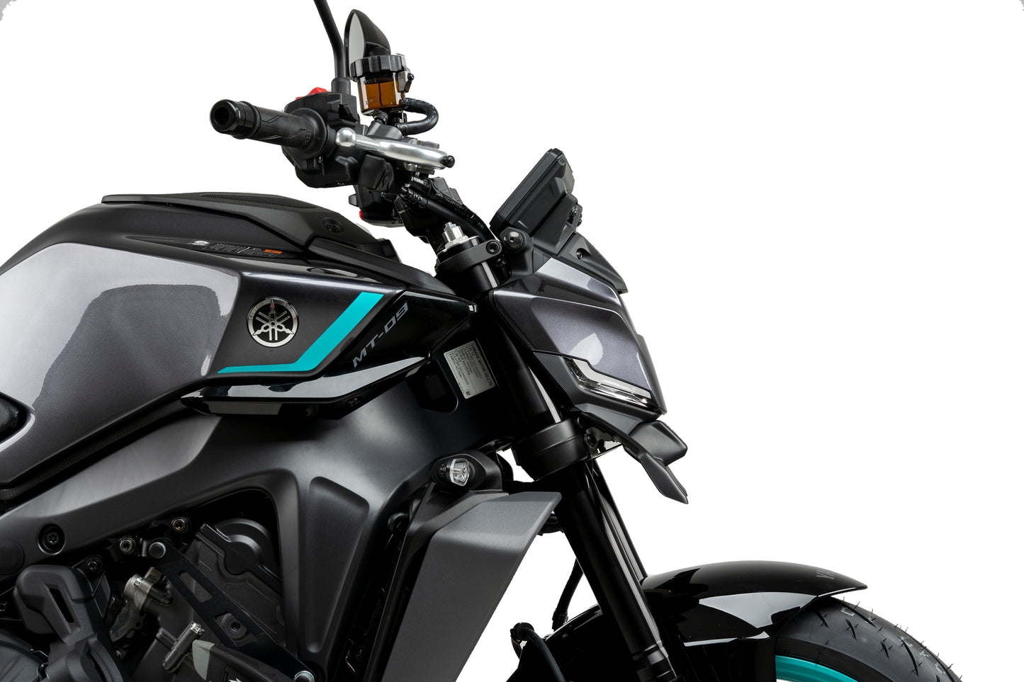 PUIG Downforce Naked Front Spoiler | mit ABE | matt-schwarz | passend für Yamaha MT-09 / SP / Y-AMT - Modelle (2024-2026)