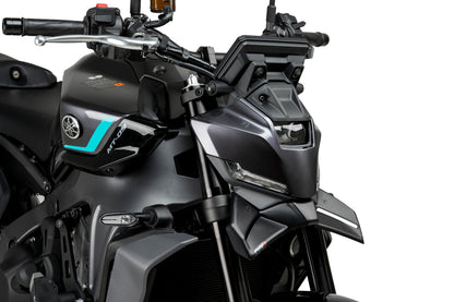 PUIG Downforce Naked Front Spoiler | mit ABE | matt-schwarz | passend für Yamaha MT-09 / SP / Y-AMT - Modelle (2024-2026)