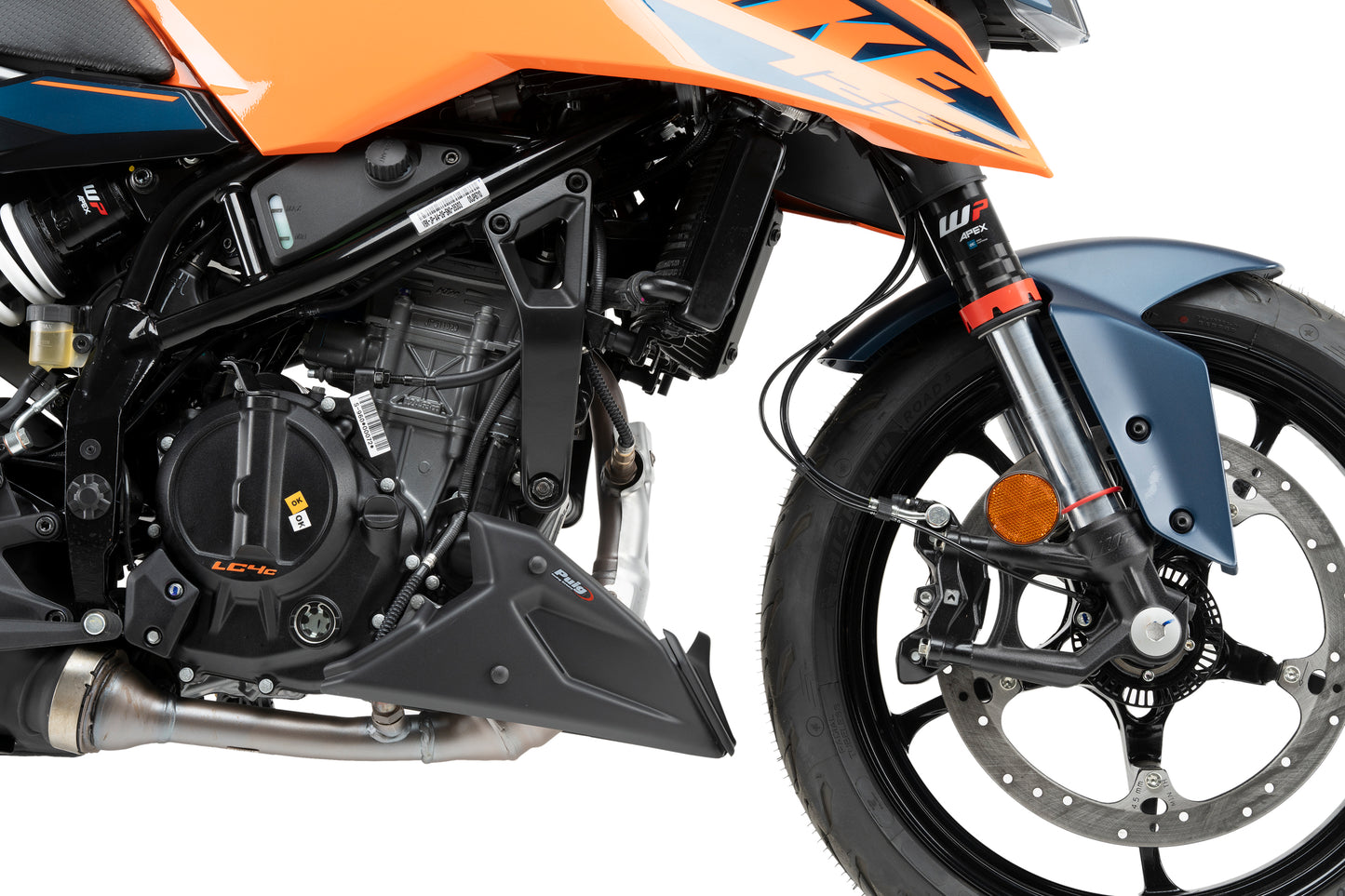 PUIG Bugspoiler | mit ABE | matt-schwarz | passend für KTM 125 Duke - Modelle (2021-2025)