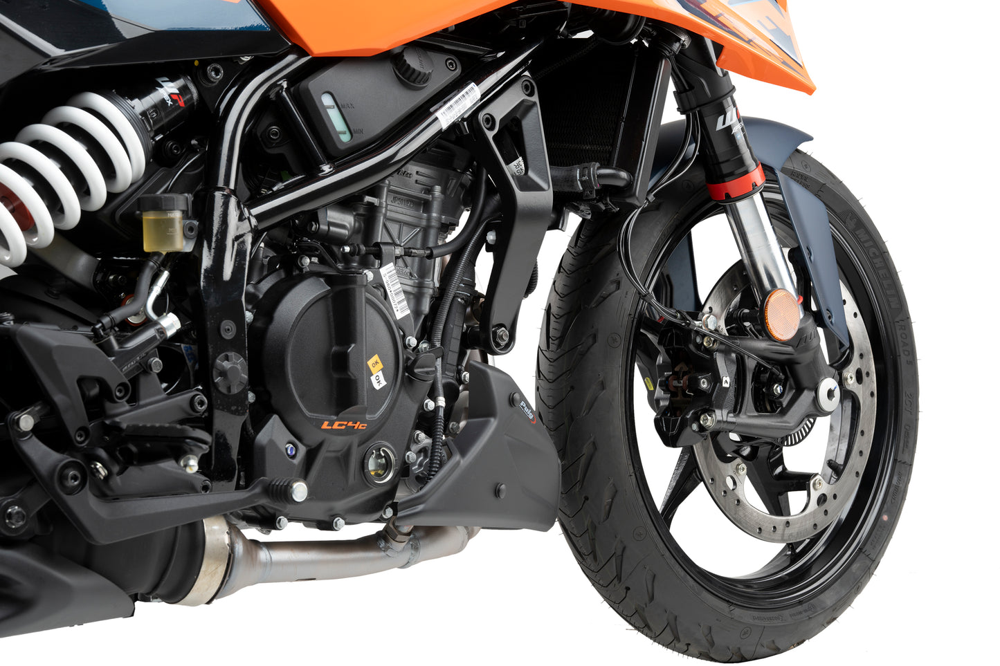 PUIG Bugspoiler | mit ABE | matt-schwarz | passend für KTM 125 Duke - Modelle (2021-2025)