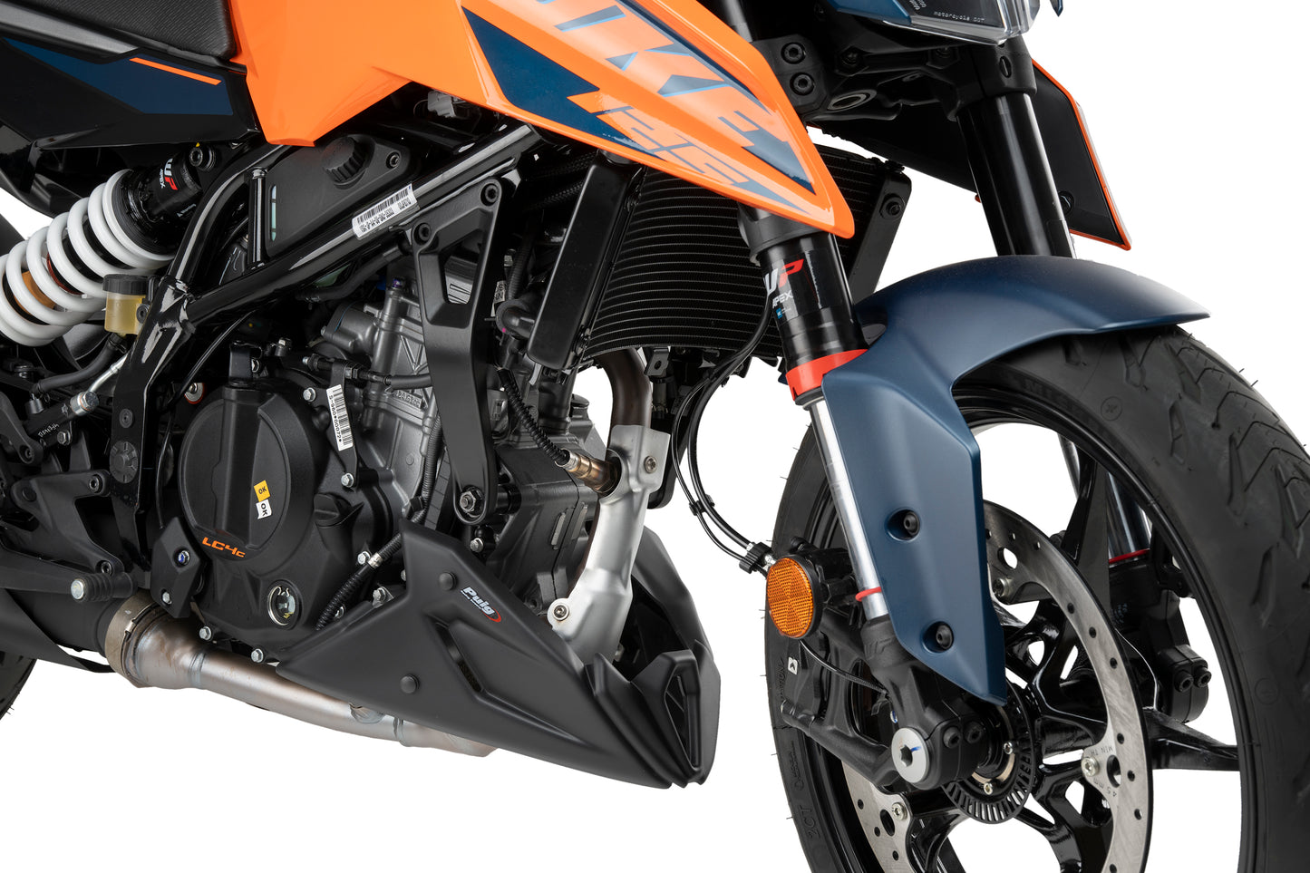 PUIG Bugspoiler | mit ABE | matt-schwarz | passend für KTM 125 Duke - Modelle (2021-2025)