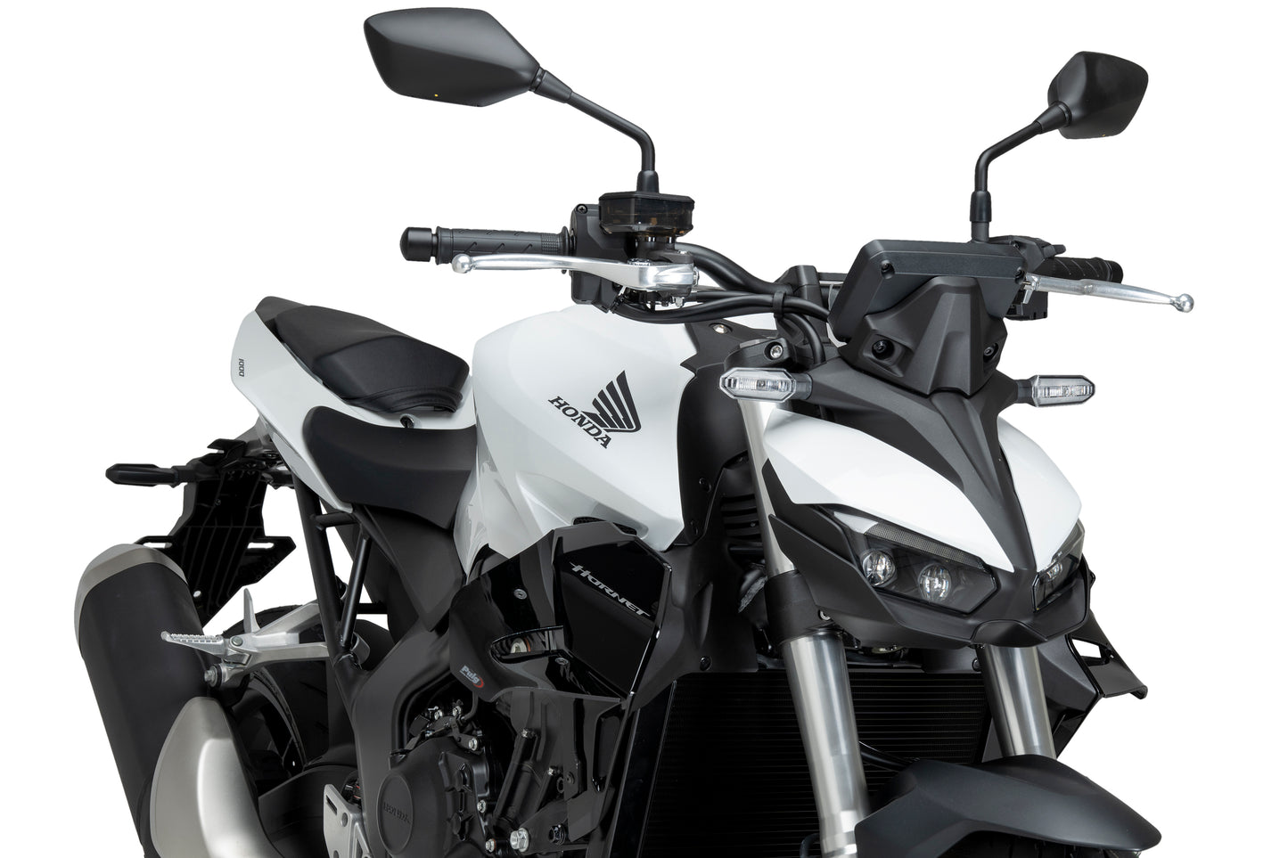 PUIG D12 Spoiler | mit ABE | schwarz | passend für CB 1000 Hornet / SP - Modelle (2025)
