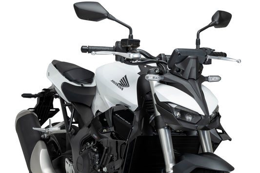 PUIG D12 Spoiler | mit ABE | schwarz | passend für CB 1000 Hornet / SP - Modelle (2025)