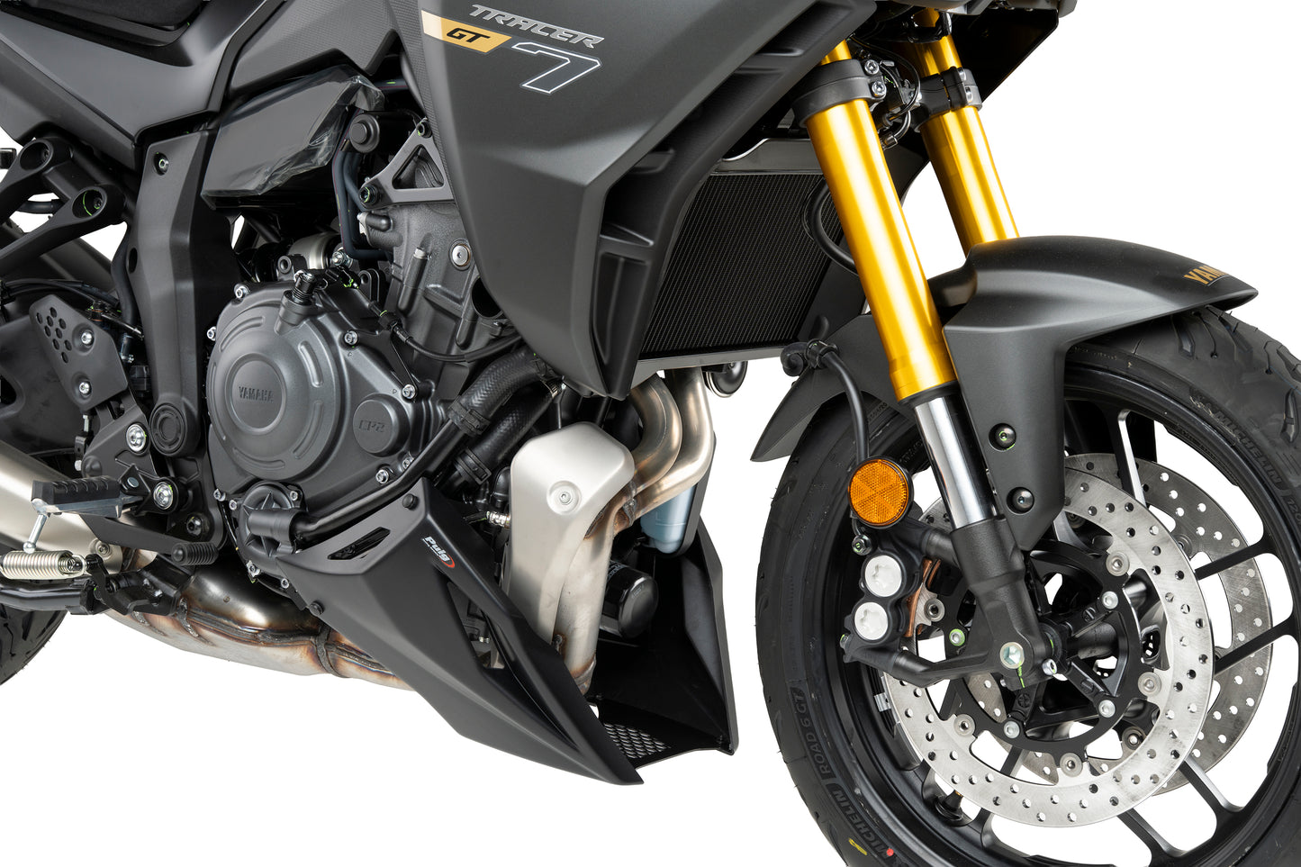 PUIG Bugspoiler | mit ABE | matt-schwarz | passend für Yamaha Tracer 7 / GT - Modelle (2025-2026)