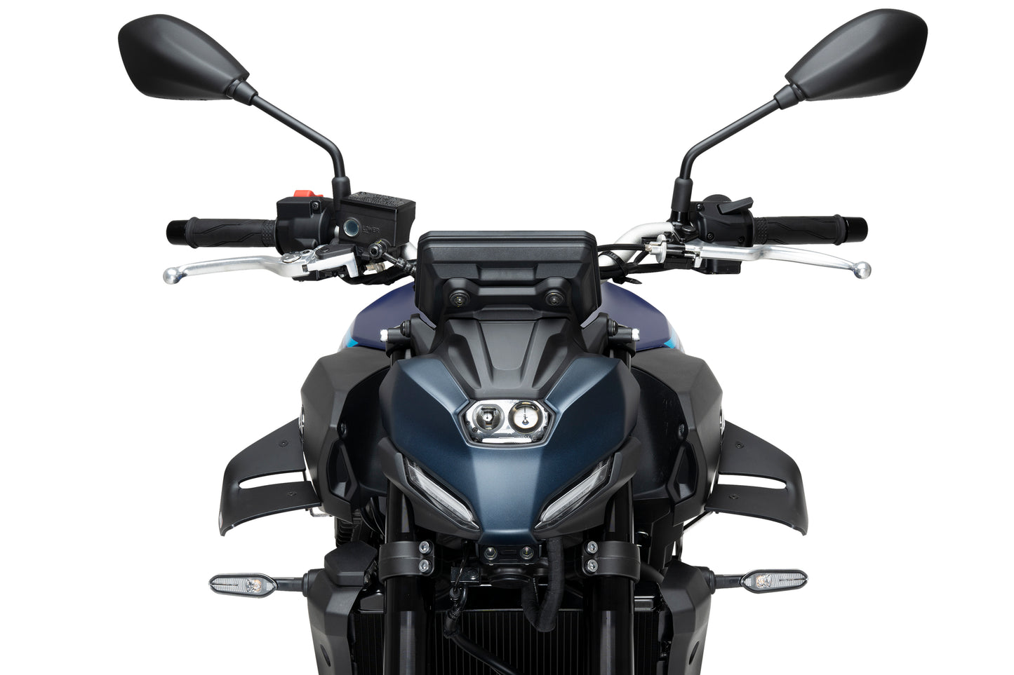 PUIG D12 Spoiler | mit ABE | matt-schwarz | passend für Yamaha MT-07 / Y-AMT - Modelle (2025-2026)