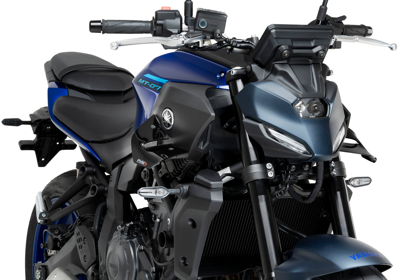 PUIG D12 Spoiler | mit ABE | schwarz | passend für Yamaha MT-07 / Y-AMT - Modelle (2025-2026)
