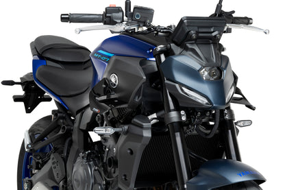 PUIG D12 Spoiler | mit ABE | schwarz | passend für Yamaha MT-07 / Y-AMT - Modelle (2025-2026)