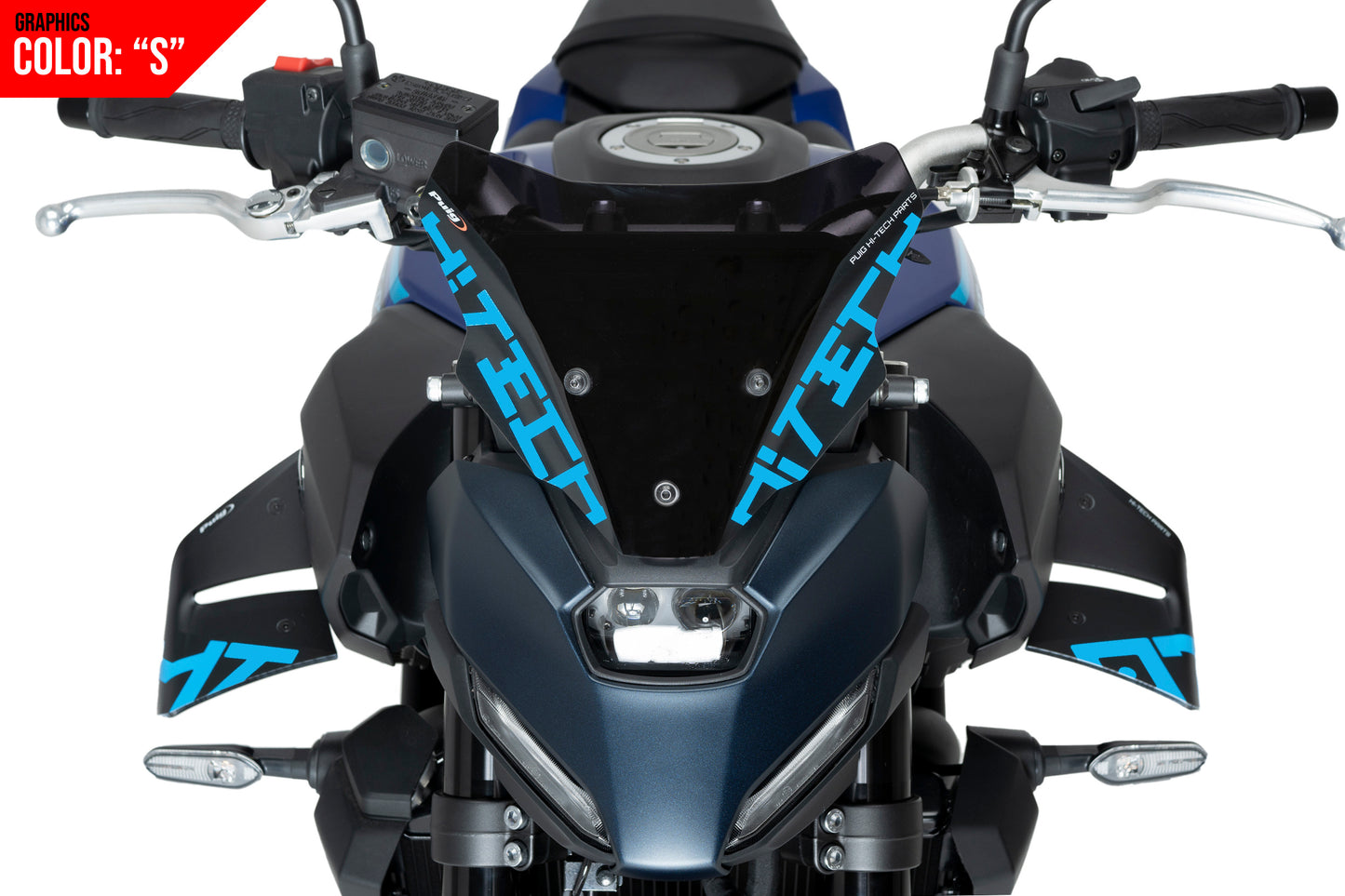 PUIG D12 Spoiler | mit ABE | graphics | passend für Yamaha MT-07 / Y-AMT - Modelle (2025-2026)