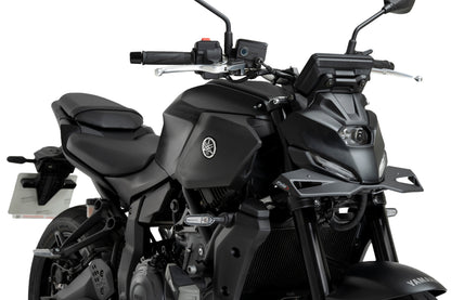 PUIG Downforce Naked Front Spoiler | mit ABE | matt-schwarz | passend für Yamaha MT-07 / Y-AMT - Modelle (2025-2026)