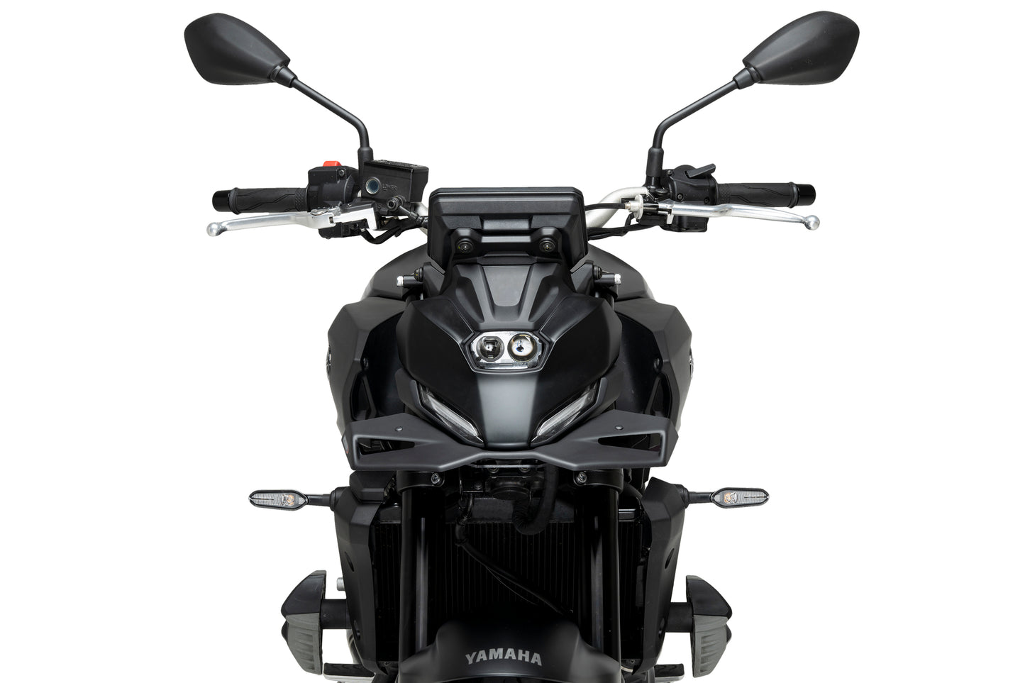 PUIG Downforce Naked Front Spoiler | mit ABE | matt-schwarz | passend für Yamaha MT-07 / Y-AMT - Modelle (2025-2026)