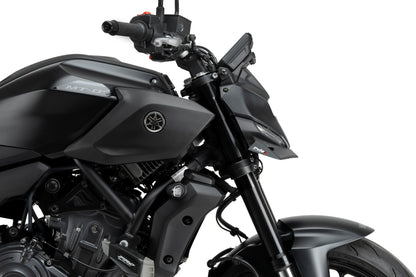 PUIG Downforce Naked Front Spoiler | mit ABE | matt-schwarz | passend für Yamaha MT-07 / Y-AMT - Modelle (2025-2026)